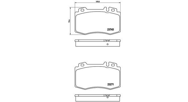 MAGNETI MARELLI Комплект тормозных колодок, дисковый тормоз 363700450053